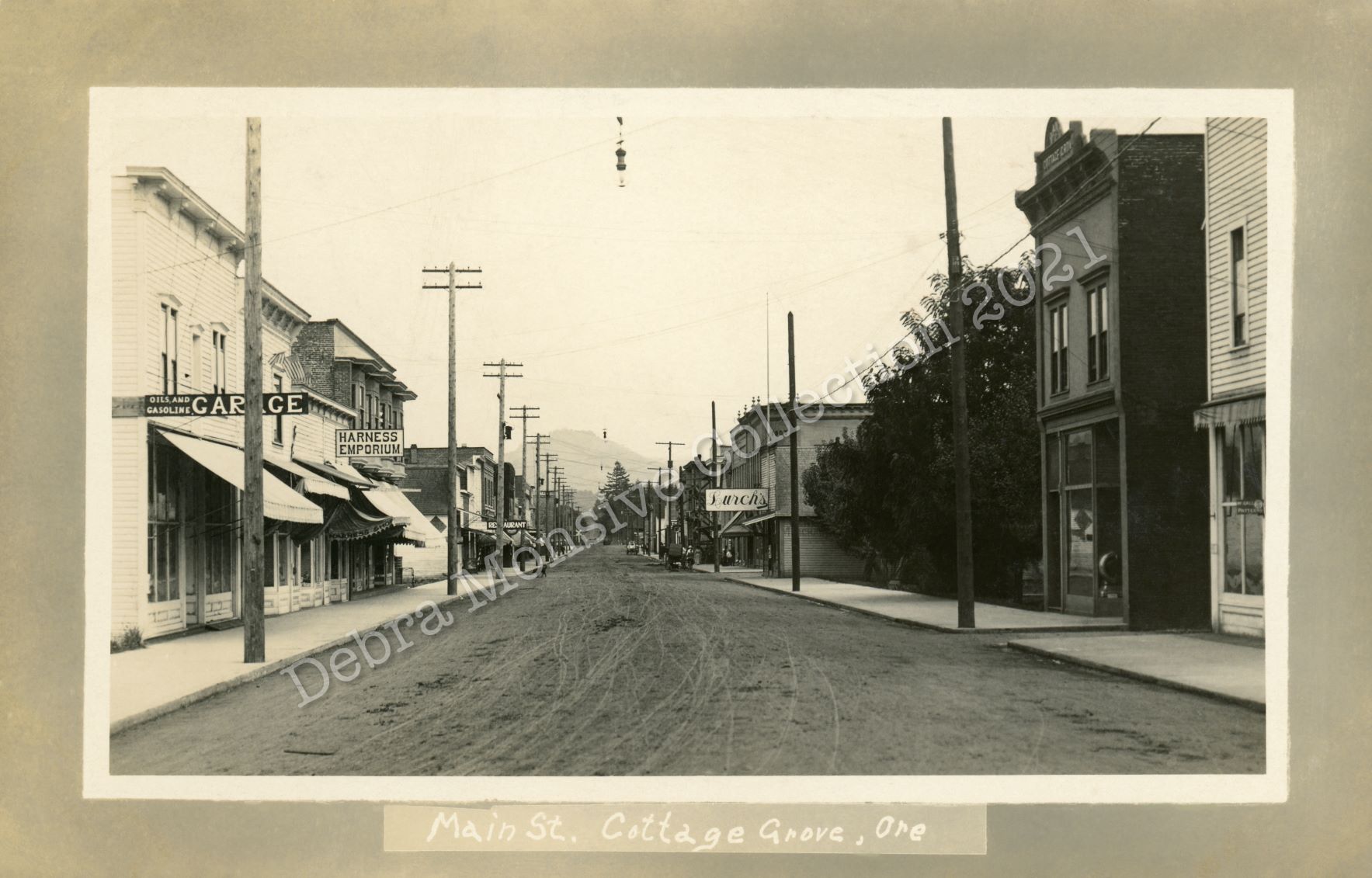 Postcard No 24 Main Street Cottage Grove c.1911