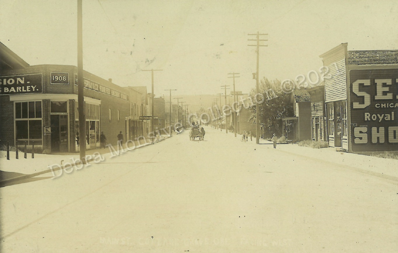 Cottage Grove Main Street Circa 1910